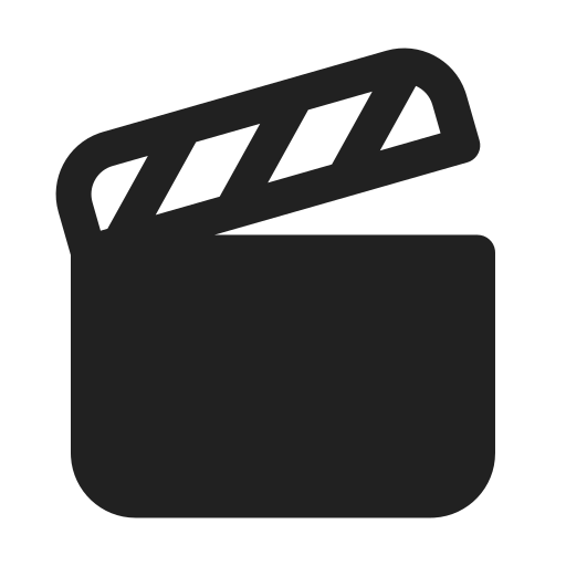 Ic, fluent, movies, and, tv, filled icon - Free download