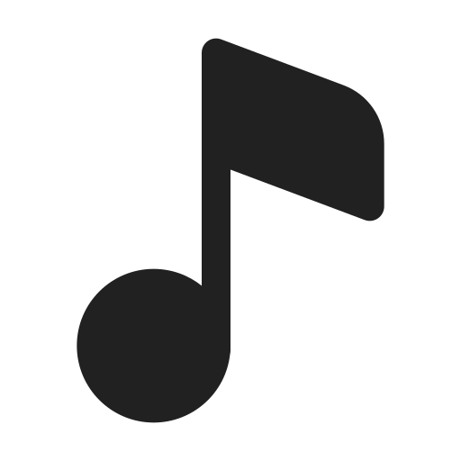 Ic, fluent, music, note, 1, filled icon - Free download