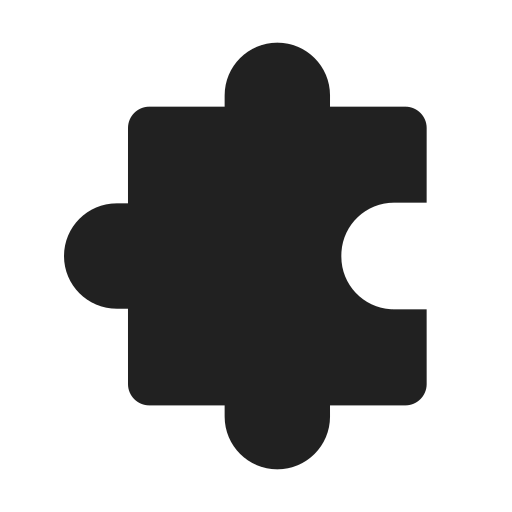Ic, fluent, puzzle, piece, filled icon - Free download