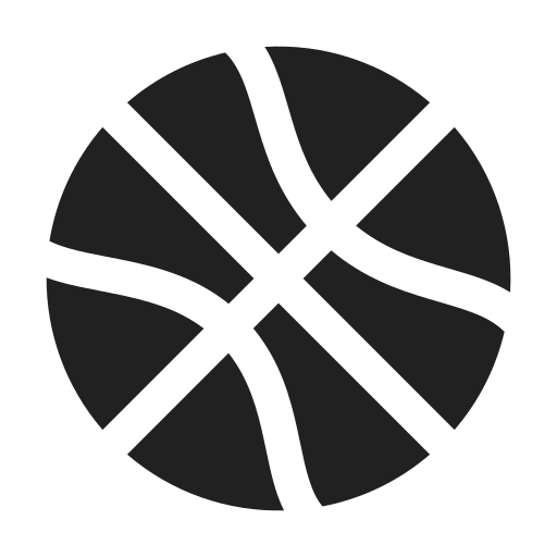 Ic, fluent, sport, basketball, filled icon - Free download