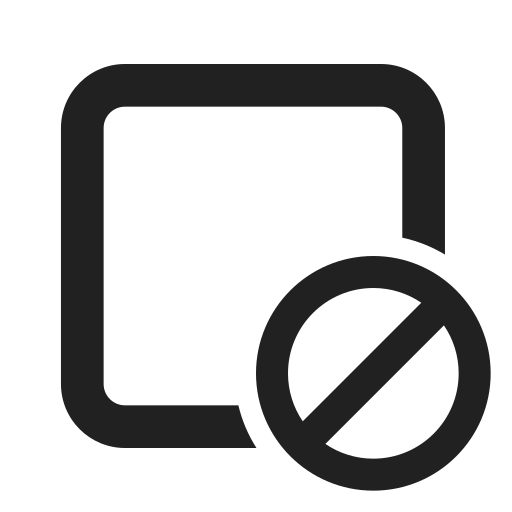 Ic, fluent, tab, prohibited, filled icon - Free download
