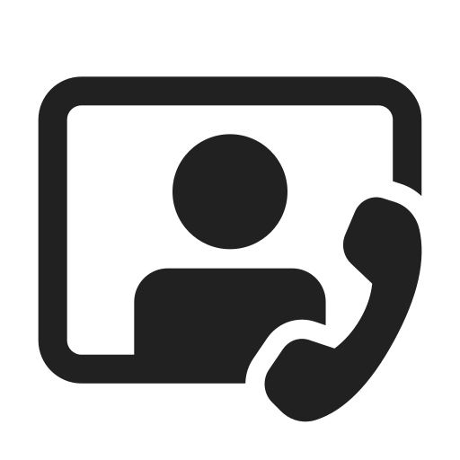 Ic, fluent, video, person, call, filled icon - Free download