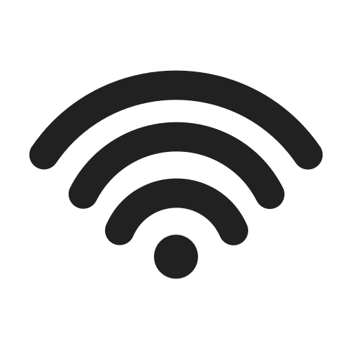 Ic, fluent, wifi, 1, filled icon - Free download