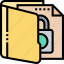 folder, lock, security, document, files 