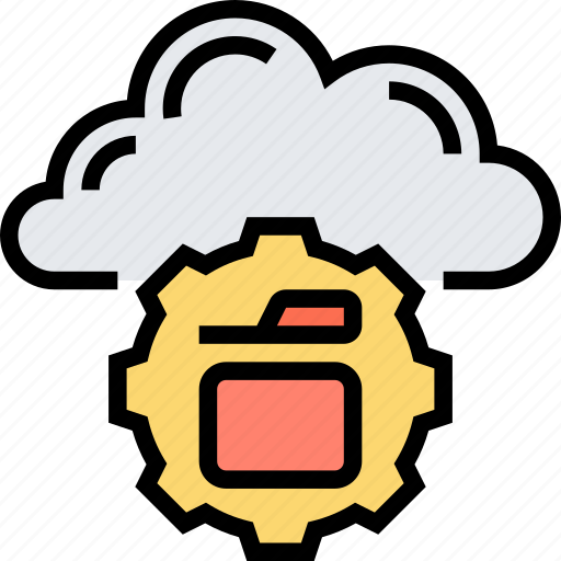 Folder, storage, cloud, upload, backup icon - Download on Iconfinder