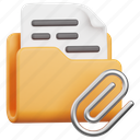 folder, file, document, attachment, attach, clip, paperclip