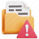 folder, file, document, alert, warning, danger, caution