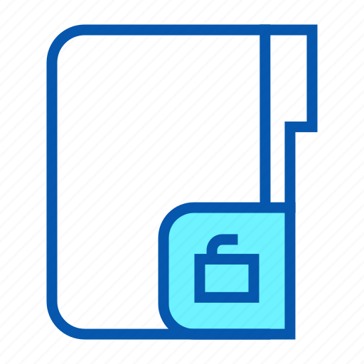Computer, document, file, folder, ui, unlock, user interface icon - Download on Iconfinder