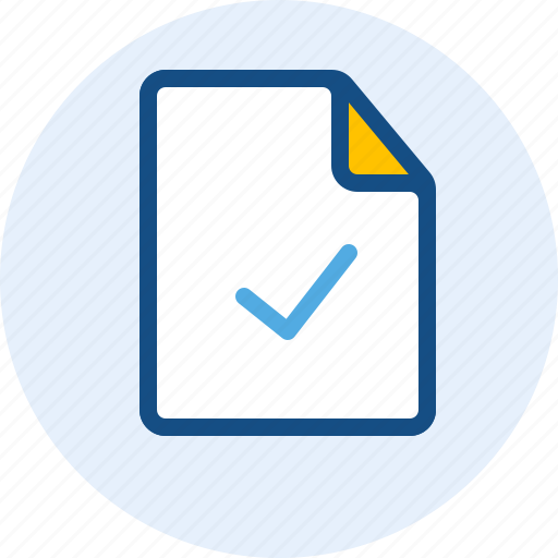 Approve, document, file, folder icon - Download on Iconfinder