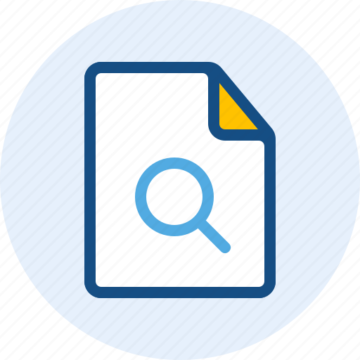 Document, file, folder, search icon - Download on Iconfinder