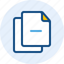 document, file, folder, min, multiple