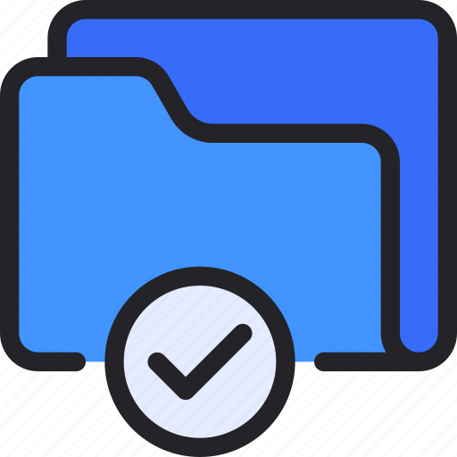 Folder, document, storage, checklist, check icon - Download on Iconfinder
