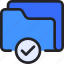 folder, document, storage, checklist, check 
