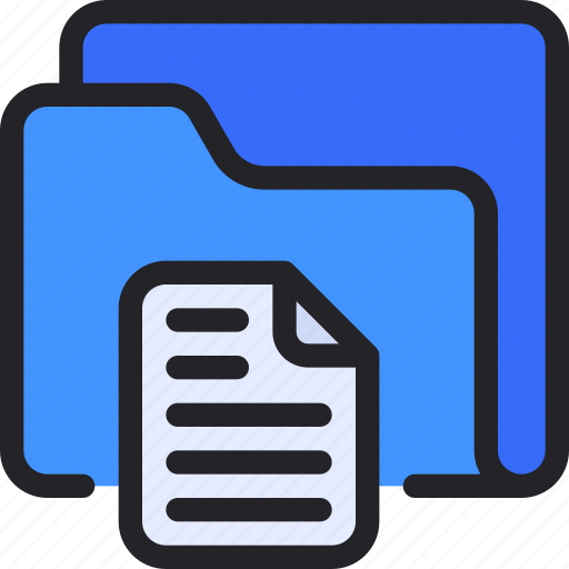 Folder, document, storage, file, office, material icon - Download on Iconfinder