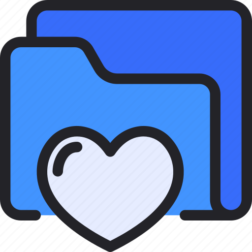 Folder, document, storage, love, heart icon - Download on Iconfinder