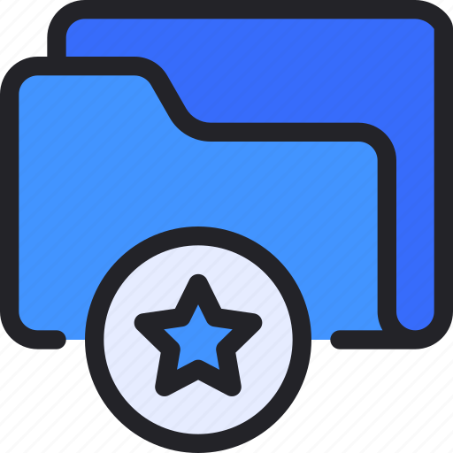 Folder, document, storage, star, favorite icon - Download on Iconfinder
