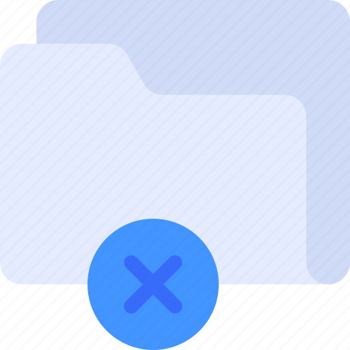 Folder, document, storage, cancel, delete icon - Download on Iconfinder