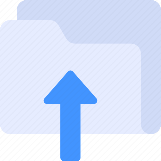 Folder, document, storage, upload, up, arrow icon - Download on Iconfinder