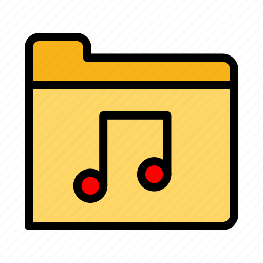 Audio, sound, volume, song, folder music, music icon - Download on Iconfinder