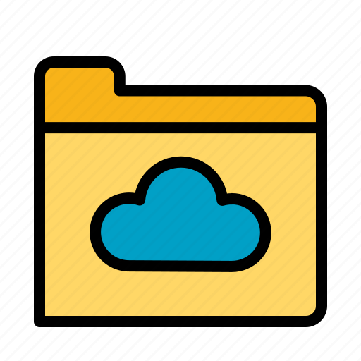 Cloud, storage, folder, files, document, file icon - Download on Iconfinder