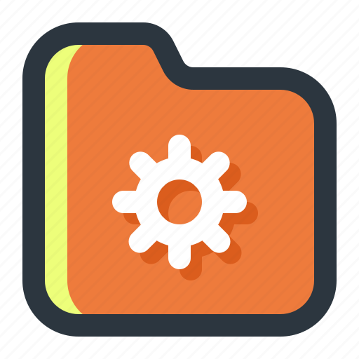 Configuration, folder, gear, options, preference, settings, setup icon - Download on Iconfinder
