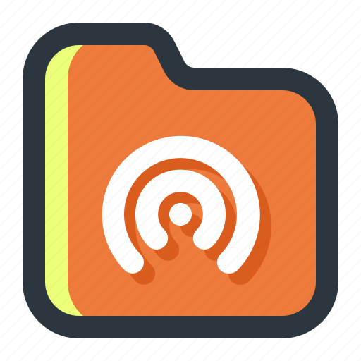 Audio, folder, microphone, podcast, radio, recording, voice icon - Download on Iconfinder
