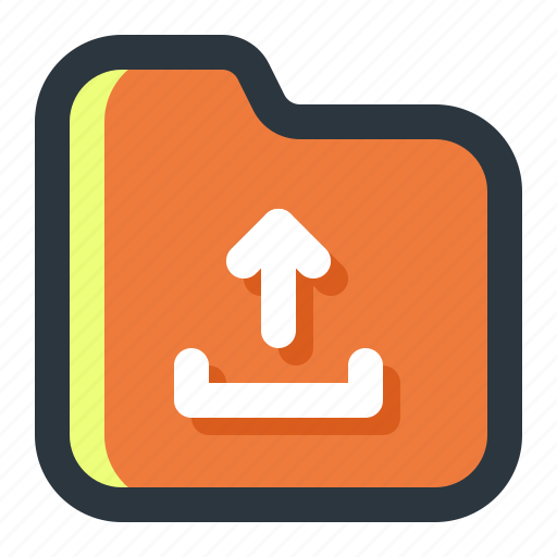 Arrow, cloud, direction, folder, load, up, upload icon - Download on Iconfinder