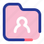 avatar, folder, interface, person, private, profile, user 