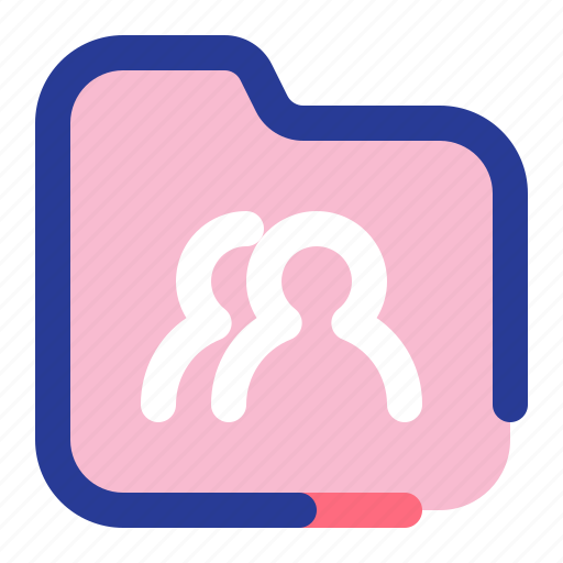 Connection, folder, multi, person, share, sharing, user icon - Download on Iconfinder
