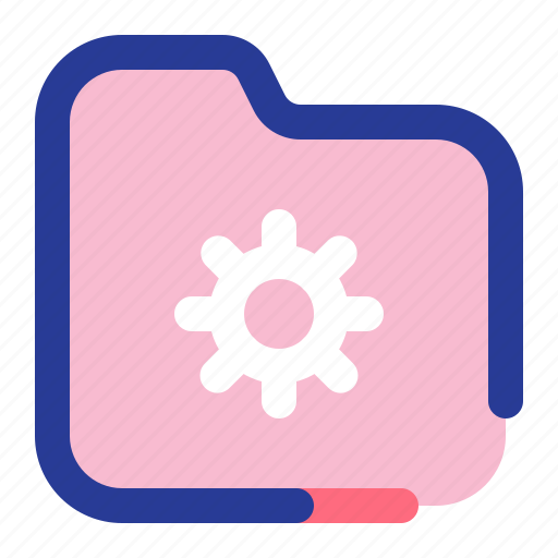 Configuration, folder, gear, options, preference, settings, setup icon - Download on Iconfinder