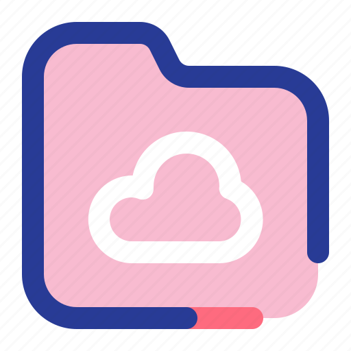 Cloud, computing, data, database, folder, server, storage icon - Download on Iconfinder