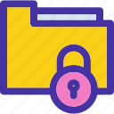 archive, document, folder, locked, protection, secure 