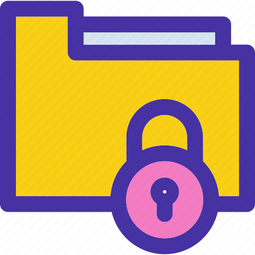 Archive, document, folder, locked, protection, secure icon - Download on Iconfinder