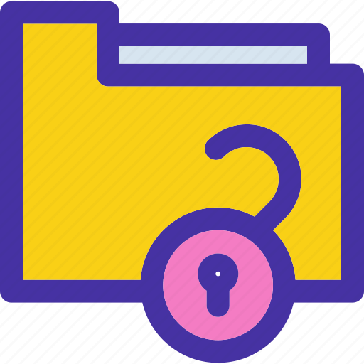 Archive, document, folder, holder, lock, unlock icon - Download on Iconfinder