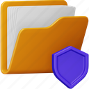 folder, security, file, document, data, protection, shield 