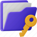 key, folder, file, document, data, access, password 