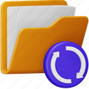 sync, folder, file, document, data, refresh, storage 