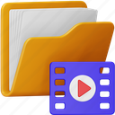 videos, folder, file, document, data, media, films 