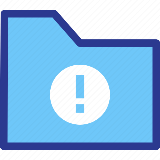 Alert, archive, file, folder, warning icon - Download on Iconfinder