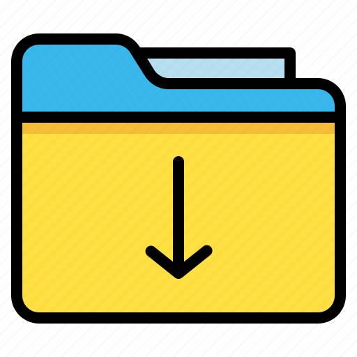 Archive, arrow, down, folder icon - Download on Iconfinder