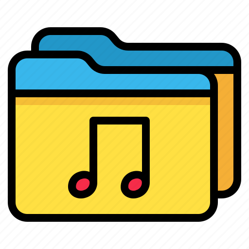 Archive, folder, multiple, music icon - Download on Iconfinder
