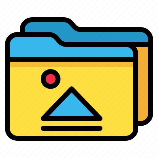 Archive, folder, multiple, picture icon - Download on Iconfinder