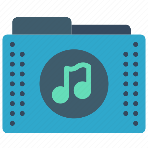 Audio, files, folder, folders, music icon - Download on Iconfinder