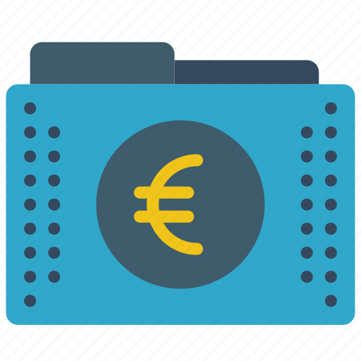 Euro, fees, files, finance, folder, folders icon - Download on Iconfinder
