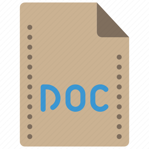 Doc, extension, file, files, folders, microsoft, word icon - Download on Iconfinder