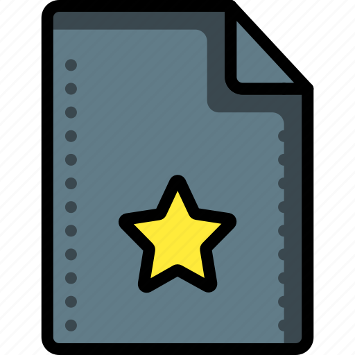 Bookmark, favourite, files, folders, marked, star, starred icon - Download on Iconfinder