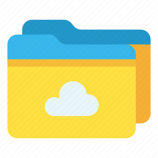 Archive, cloud, folder, multiple icon - Download on Iconfinder