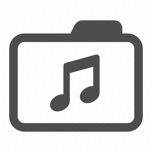 Archive, audio, folder, mp3, music, notes, sound icon - Download on Iconfinder