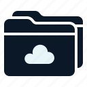 archive, cloud, folder, multiple
