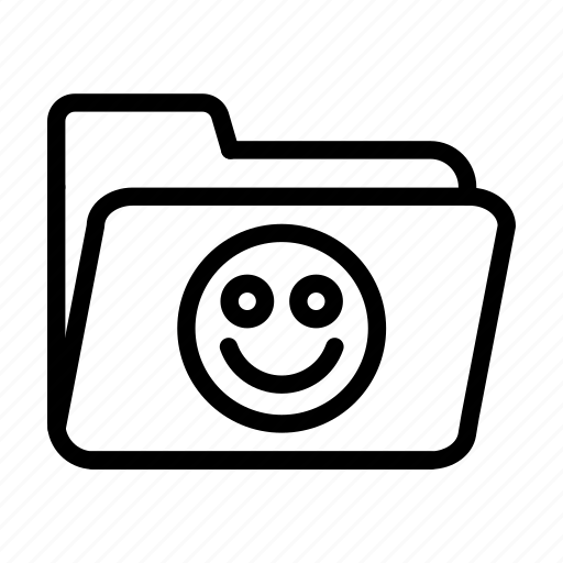 Smile, emoji, face, folder, emoticon icon - Download on Iconfinder